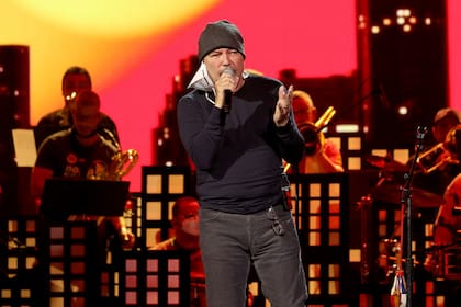 En Las Vegas. Rubén Blade, en el escenario durante los ensayos de la 22° Entrega Anual del Latin Grammy