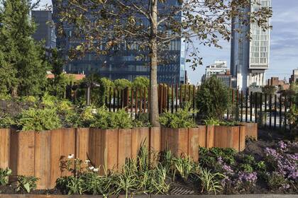 En Little Island existen unas 400 especies diferentes, entre árboles, arbustos, pastos y plantas perennes que se adaptan al clima de Nueva York. Cada sector de la isla representa un microclima diferente según la topografía, la exposición al sol y los patrones de viento.