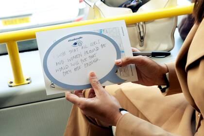 "Que las mujeres del mundo sientan que son capaces", es el deseo. En Londres se lanzó mundialmente la campaña #mostremos.