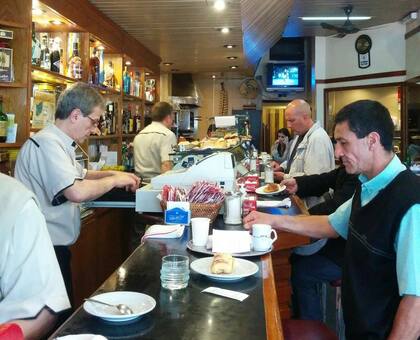 En los 90, Jorge siempre en la caja