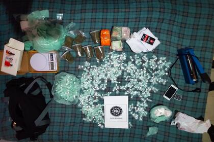 En los allanamientos fueron encontradas dosis de drogas listas para la venta minorista