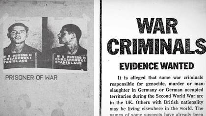 En los años 80, el gobierno británico pidió información sobre posibles criminales de guerra escondidos en Reino Unido