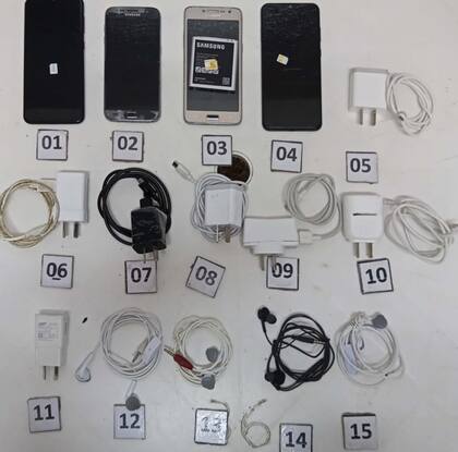 En los calabozos se decomisaron celulares