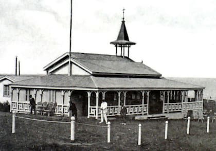 En los comienzos, la sede del Mar del Plata Golf Club era una casa de madera traída de Inglaterra