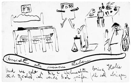 En los cuadernos del autor de El proceso convivían las anotaciones y trabajos en tinta o en lápiz