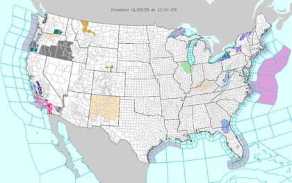 En los estados de Washington y Oregón se espera la formación de niebla helada