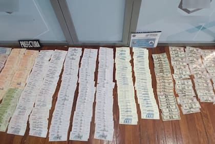 En los operativos se secuestraron 13.000.000 de pesos y 6000 dólares