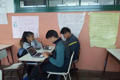 En los proyectos de Carnicero los chicos entran en contacto con alumnos de otros países