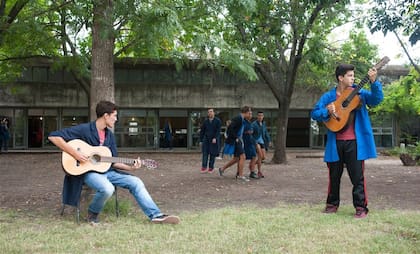 En los recreos, los instrumentos musicales son los grandes protagonistas