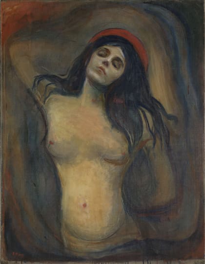  En "Madonna. Mujer haciendo el amor" (1894), una joven desinhibida disfruta de un encuentro sexual 