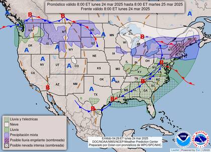 En Maine, se esperan hasta 15 centímetros de acumulación de nieve durante la noche del lunes