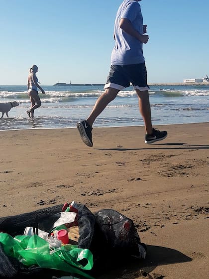 En Mar del Plata el entusiasmo de esta iniciativa en las playas es contagioso