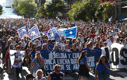 En Mar del Plata, la marcha tuvo su epicentro en la avenida Luro