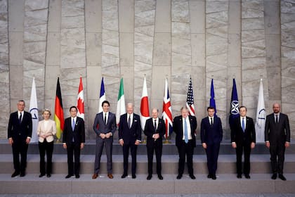 En marzo del 2022, los líderes del G7 se reunieron para discutir las consecuencias de la invasión de Ucrania y el rol de China en el conflicto