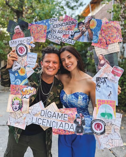 En marzo
pasado, se licenció en
Artes y Tecnología y
Lopilato fue el primero
en felicitarla. Irigaray
además está a punto de
recibir el diploma como
periodista deportiva y
se prepara para sumarse
como panelista en el
nuevo ciclo de Iliana
Calabró, Iluminadas
