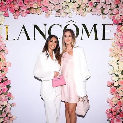 En mayo, Anto Roccuzzo ofició como anfitriona de un evento de Lancôme y Galera estuvo ahí para apoyarla (Foto: Instagram @elenagalera)