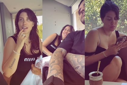 En medio de las denuncias por violencia de género, Mauro Icardi filtró varios videos de Wanda Nara visitándolo en su casa de Santa Bárbara