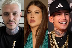 En medio de los rumores de crisis con Icardi, Wanda Nara y L-Gante tuvieron un llamativo ida y vuelta en Instagram (Foto: Instagram @mauroicardi / @wanda_nara / @lgante_keloke)