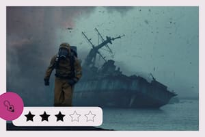 Gerard Butler es un moderno Moisés en medio del fin del mundo, desesperado por salvar a su familia