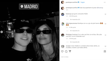 En "modo fan", la actriz española compartió un posteo de su encuentro con Bizarrap