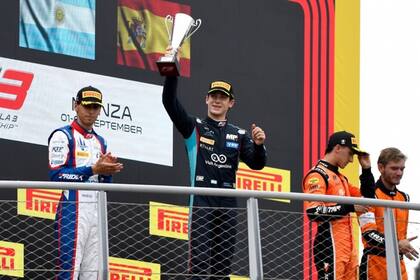 En Monza, Franco Colapinto ganó la Carrera Sprint de la Fórmula 3; el pilarense finalizó en el cuarto puesto el campeonato
