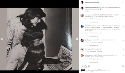 En noviembre del año pasado, Passarella recordó a su hijo, a 30 años de su trágica muerte