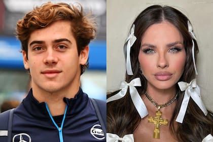 En noviembre, Franco Colapinto y la China Suárez fueron vistos juntos por las calles de Madrid (Foto: Instagram @williamsracing / @sangrejaponesa)