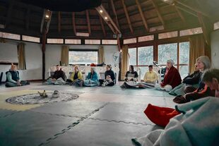 En Nueva Castalia, en San Marco Sierra se realizan retiros donde se interactúa con técnicas como constelaciones y trabajos energéticos de meditación