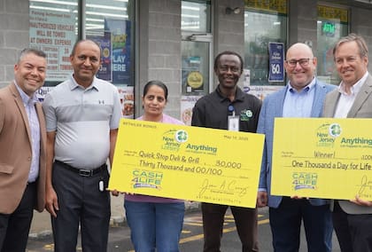 En Nueva Jersey, los jugadores tienen un año para reclamar sus premios antes de que caduquen