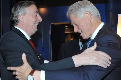 En Nueva York y como secretario general de Unasur, Néstor Kirchner se reunió con el expresidente Bill Clinton
