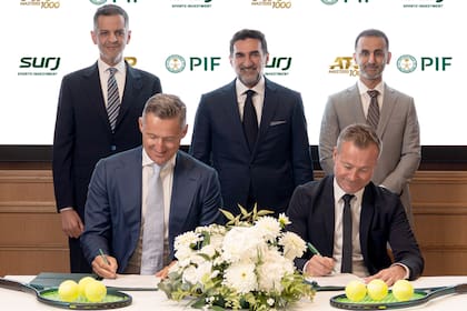 En octubre del año pasado, Gaudenzi y los representantes de SURJ Sports Investment, filial de PIF (fondo de inversión saudí), acordaron el nuevo Masters 1000, en Arabia Saudita