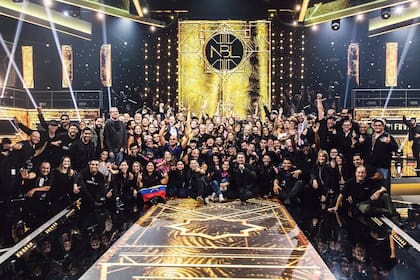 En Orlando, Lucía formó un grupo de amigos entrañable.