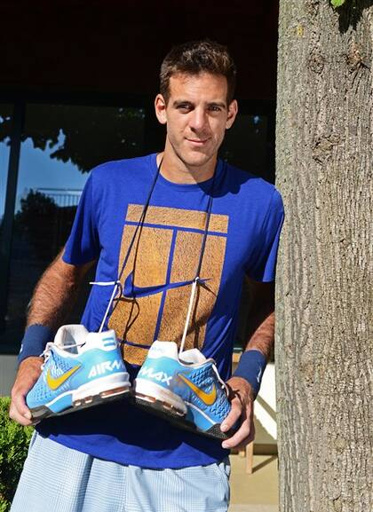 En Pesaro, el 139º del ranking calzará zapatillas albicelestes, fabricadas especialmente