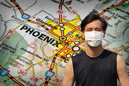 En Phoenix, el ADEQ reporta un índice de contaminación moderado este lunes, con niveles de PM10 en 59 y ozono en 51