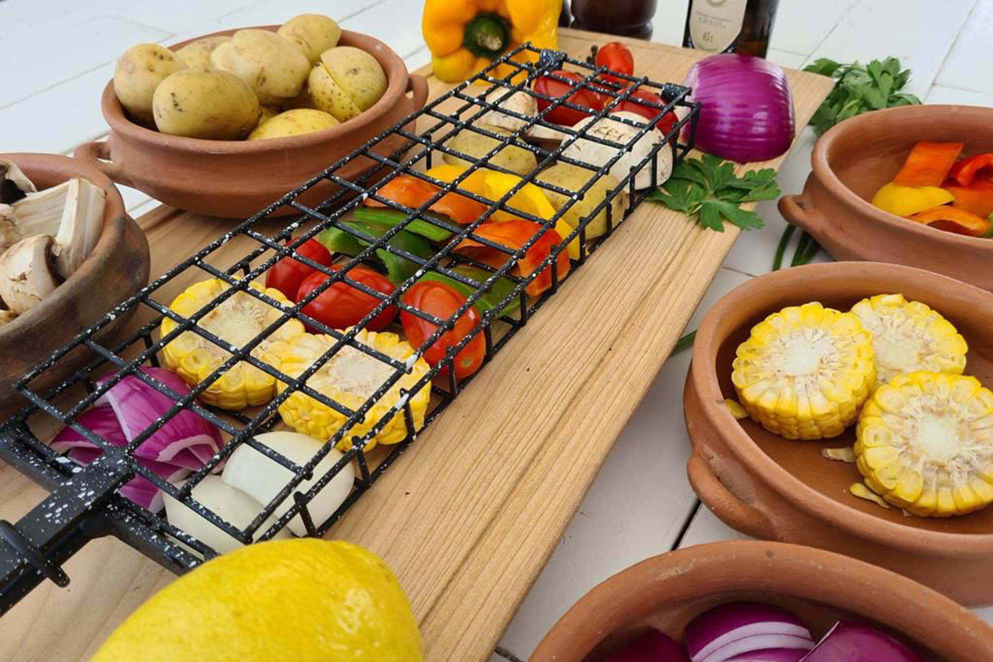 Una pyme familiar logró ponerse en marcha rápidamente y posicionar a La Brochetera en el mercado externo
Asado de carnes y verduras