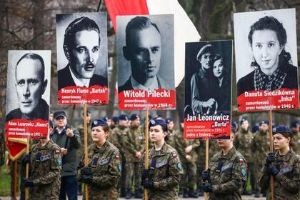 En Polonia se realiza la marcha de los "soldados malditos" que conmemora a Witold Pilecki y otros mártires anticomunistas.