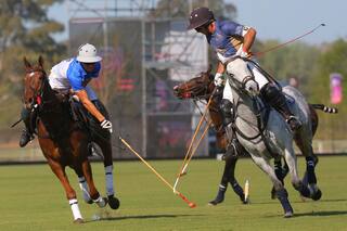 Primer doble de la historia del polo: Mariano Aguerre anotó a más de 80 yardas