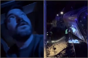 El crudo testimonio del influencer argentino que viajaba en el tren y relató el horror desde adentro