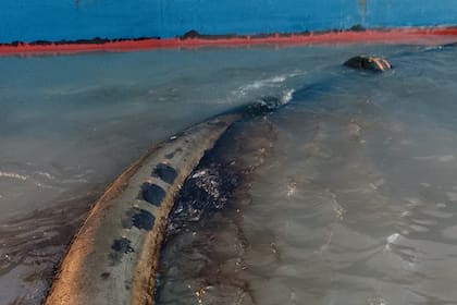 En Puerto Rosales (Bahía Blanca), las monoboyas que se utilizan para la descarga de buques de petróleo tuvieron dos roturas en menos de tres semanas