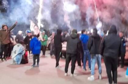 En Pujato, todos los habitantes salieron a festejar el triunfo de la selección argentina