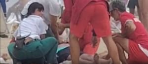 Un argentino fue reanimado en la playa tras sufrir una picadura de insecto