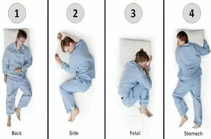 ¿En qué posición dormís?