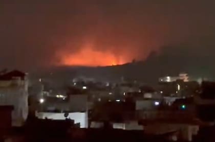 En redes sociales circularon imágenes de los bombardeos en Kabul