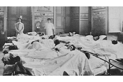 En Río de Janeiro, donde atracó el Demerara el 14 de septiembre de 1918, faltaban camas para atender a tantos enfermos