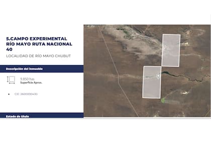 En Río Mayo, Chubut, se desafectarán 9850 hectáreas