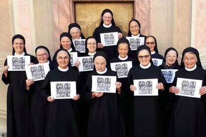 En Roma, un grupo de monjas reclama mayor participación de las mujeres en la Iglesia
