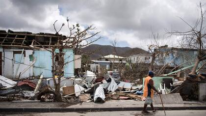 En Saint-Martin, Irma causó devastación