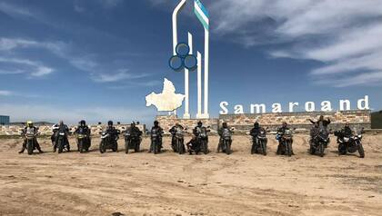 En Samarqand, una ciudad de Uzbekistán conocida por sus mezquitas y mausoleos