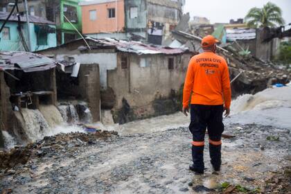 En Santo Domingo la tormenta tropical Laura causó inundaciones