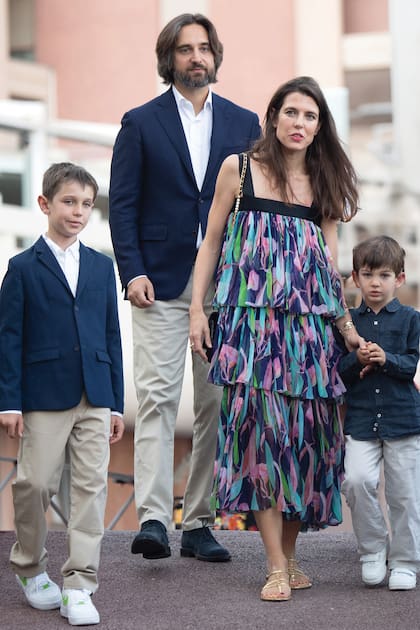 En septiembre de 2023, asistieron al tradicional Picnic de Mónaco. Con ellos fueron Raphaël –el hijo que Charlotte tuvo con Gad Elmaleh– y Balthazar.